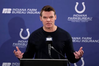 Chris Ballard, gerente general de los Indianapolis Colts. (Fotografía de AP)