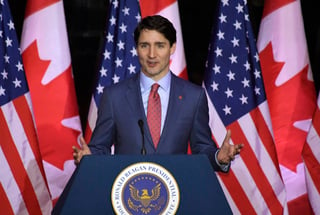 Los beneficios prósperos del TLCAN, que integran Canadá, Estados Unidos y México, 'deberían extenderse a los menos favorecidos económicamente”, señaló el gobernante canadiense. (AP)