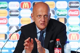 Pierluigi Collina, jefe de arbitraje de la UEFA. (Archivo)