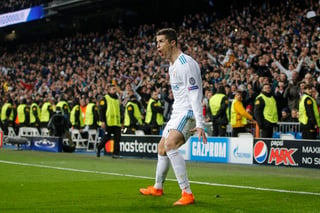 Ronaldo anotó lo que significó el tanto del empate, ya que el PSG se adelantó con anotación del juvenil francés Adrián Rabito al minuto 33. (AP)