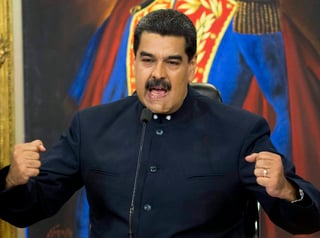 En rueda de prensa en la casa de gobierno, el mandatario señaló que la llegada de gobernantes de derecha en la región ha impuesto un “racismo ideológico” contra Venezuela. (AP)