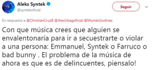 Ofende a Aleks Syntek que califiquen su música para 'Godínez'