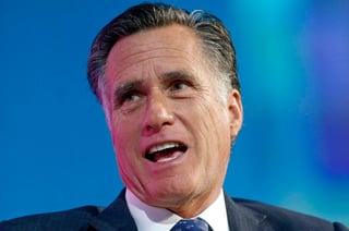 Romney, de 70 años, será el amplio favorito para el escaño en el Senado que abrirá la jubilación del senador Orrin Hatch. (AP)