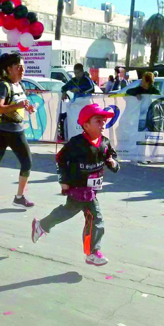 Joven competidor del Medio Maratón