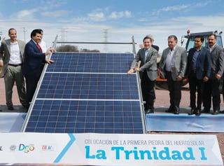 Creación. Arranca la construcción de la nueva planta solar La Trinidad I. (CORTESÍA)
