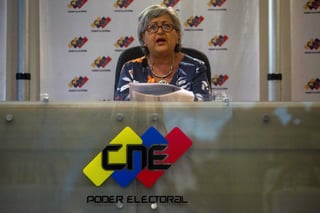 'El CNE va a evaluar para una siguiente fecha las elecciones parlamentarias, del consejo legislativo y de las cámaras municipales (...) No estamos ahorita preparados para hacer una elección conjunta', dijo Lucena. (ARCHIVO)