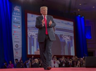Arrebato. Trump provocó el éxtasis entre el público de la Conferencia de Acción Política Conservadora (CPAC).