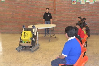 Objetivo. El equipo de robótica del Colegio Americano de Torreón busca que niños y niñas se interesen por la ciencia. (ANGÉLICA SANDOVAL)