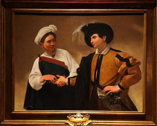 Fue a finales del siglo XVI cuando Caravaggio pintó La buenaventura, una obra que se salió del común en su época. (EL UNIVERSAL)