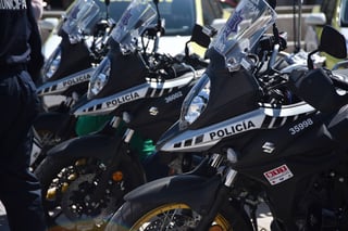 Son rentadas. Las 20 motocicletas Susuki entregadas antier lunes para la Policía Municipal y para Vialidad se rentaron a 10 meses, son modelo 2017. Al finalizar el año se podrían comprar. (EL SIGLO DE TORREÓN)