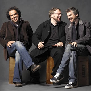 Los tres amigos. González Iñárritu, Del Toro y Cuarón han destacado en Hollywood. (ESPECIAL)