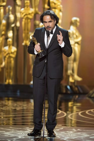 El director mexicano Alejandro González Iñärritu ha aprovechado en dos ocasiones compartir un breve discurso.  (ARCHIVO) 
