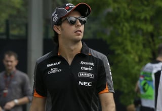 El piloto Sergio Pérez volverá a correr con Force India. (Notimex)   