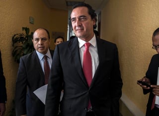 Responsable. Senadores critican la actuación de Alberto Elías Beltrán en el caso de Ricardo Anaya. (EL UNIVERSAL)