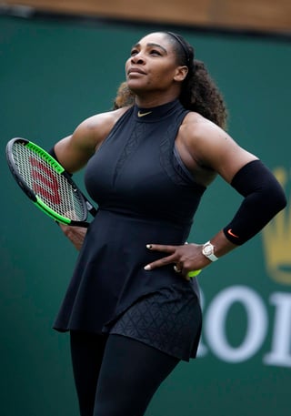 Serena Williams derrotó 7-6, 7-5 a Kiki Bertens en la segunda ronda de Indian Wells.