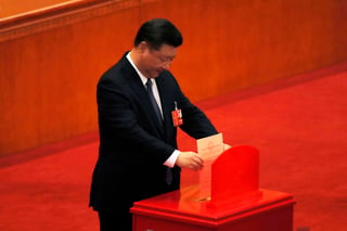 Sin problemas. El líder chino Xi Jinping permanecerá en el poder por tiempo indefinido. (AP)