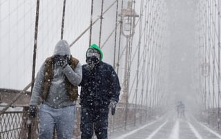 El Servicio Nacional de Meteorología emitió este lunes un alerta de tormenta invernal para gran parte de Nueva Inglaterra y una advertencia para el este de Nueva York, Nueva Jersey y Pensilvania. (ARCHIVO)