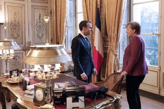Coordinados. Macron y Merkel preparan un plan 'claro y ambicioso' para reformar la UE