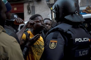 La muerte de un senegalés generó protestas.