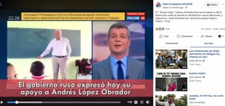 Desmienten. Las imágenes donde aparece López Obrador no estaban en el video original. (VERIFICADO 2018)