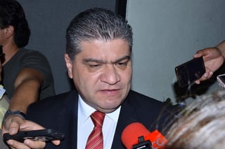Miguel Ángel Riquelme Solís, gobernador de Coahuila, dio a conocer que fue notificado de la recomendación el pasado viernes 17 de marzo. (EL SIGLO DE TORREÓN)