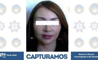 Fue detenida en la ciudad de Irapuato, por su presunta participación en el secuestro de tres personas en el estado de Sinaloa. (ESPECIAL)