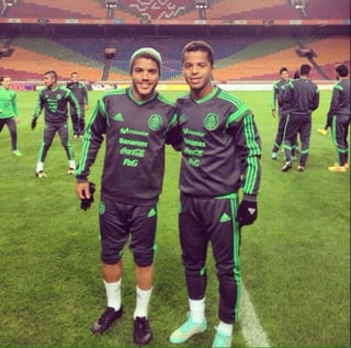 Los hermanos Dos Santos entrenaron ayer con el Galaxy. Hermanos Dos Santos podrían jugar ante LAFC. (ARCHIVO)
