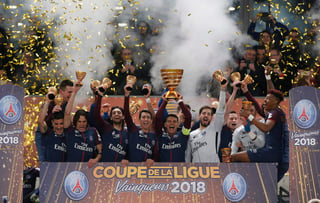 El PSG logró su octavo título de la Copa de la Liga. (AP)