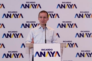 Ricardo Anaya, candidato de la coalición Por México al Frente a la Presidencia de la República, dio a conocer cinco ejes para transformar al país. (NOTIMEX)