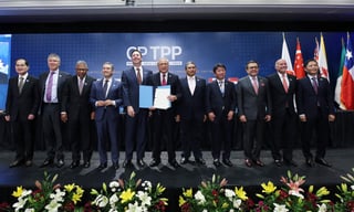 El Ejecutivo federal envió al Senado de la República, para su ratificación, el documento del Tratado Integral y Progresista de Asociación Transpacífico, mejor conocido como TPP-11, en el que participan 11 países, incluido México. (ARCHIVO)
