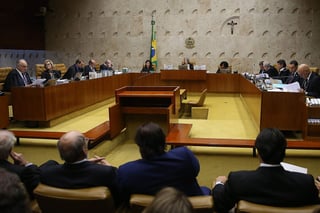 Decisión. El Supremo Tribunal Federal de Brasil rechazó anoche por seis votos contra cinco el recurso de ‘habeas corpus’ de Lula. (NOTIMEX)