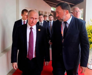 Cercano. El oligarca ruso Oleg Deripaska tiene una relación sólida con el presidente Vladimir Putin.