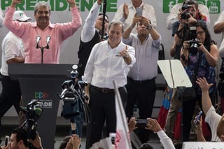 De gira por Veracruz, José Antonio Meade se mostró a favor de mantener la pensión a expresidentes. (EL UNIVERSAL) 