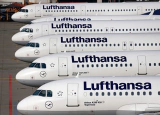 Las cancelaciones de estos vuelos en Alemania afectarán a unos 90,000 viajeros, según la aerolínea alemana. (AP)