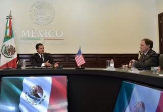 Peña Nieto subrayó la importancia de que la relación de México con Estados Unidos se dé en un marco de respeto. (NOTIMEX)