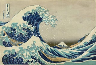 La obra de Hokusai tiene un precio estimado entre 150 mil y 200 mil dólares y forma parte de la subasta 'Japanese and Korean Art', que se llevará a cabo en Nueva York. (ARCHIVO)