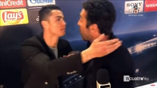 Cristiano Ronaldo se despide y pide perdón a Gianluigi Buffon tras la derrota de la Juventus contra Real Madrid. (Especial)