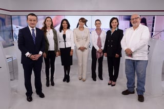 Se celebró el primer debate entre candidatos al Gobierno de la Ciudad de México. (NOTIMEX) 