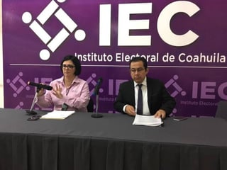 Caso. Ante esta situación, el pasado lunes el Instituto Electoral de Coahuila (IEC) otorgó un plazo 48 horas para que definieran sus candidatos.