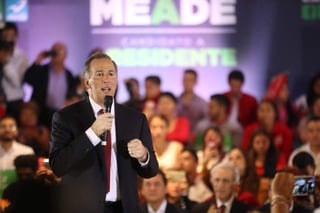 Meade Kuribreña aseguró que el candidato de la coalición Por México al Frente, Ricardo Anaya, está ligado a un problema de lavado de dinero. (EL UNIVERSAL)