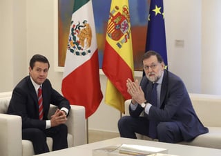 Los gobiernos de México y España revisaron el estado de la relación bilateral, se felicitaron por el acuerdo político con miras a la consolidación del Acuerdo de Libre Comercio entre México y la Unión Europea y abordaron 'la difícil situación' de Venezuela. (EFE)
 