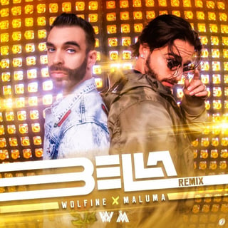 Con éxito. Los cantantes Maluma y Wolfine interpretan juntos nueva versión de Bella; ha alcanzado miles de visualizaciones.