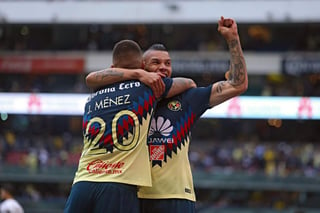 Los goles de la victoria en este partido de vuelta de cuartos de final, disputado en el estadio Azteca, fueron obra del colombiano Mateus Uribe al minuto tres, así como de su compatriota Andrés Ibargüen al 81. Jesús Gallardo logró el empate momentáneo al 43. (TWITTER)