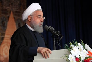 Posición. Hasan Rohanpi asegura que Irán sí se ha mantenido fiel a sus obligaciones. (EFE)