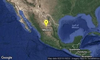 El Servicio Sismológico Nacional informó sobre un sismo en Matamoros, Coahuila. (TWITTER) 