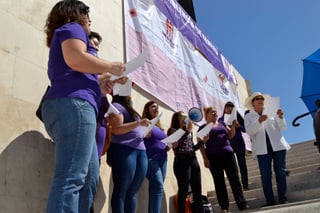Exigencia. Red de Mujeres pide que se cumplan las recomendaciones para evitar la declaratoria de Alerta de Género en Torreón. (EDITH GONZÁLEZ)