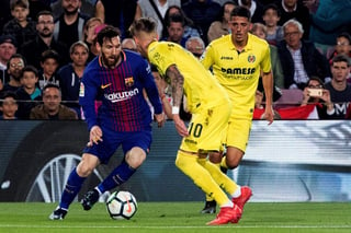 Lionel Messi marcó un gol en la victoria del Barcelona 5-1 sobre Villarreal. El argentino llegó a 34 tantos en la temporada, nueve más que el portugués Cristiano Ronaldo. (EFE)