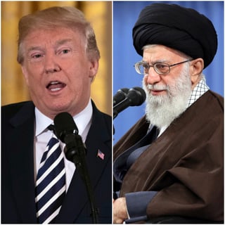 El presidente de Estados Unidos, Donald Trump, y el líder supremo iraní, Alí Jamenei, intercambiaron advertencias elevando la tensión en Oriente Medio y el mundo. (ARCHIVO)