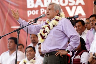 López Obrador aceptó que sería un fracaso si, de llegar a la Presidencia, no logra el cambio que ha buscado durante 12 años en México. (ARCHIVO) 