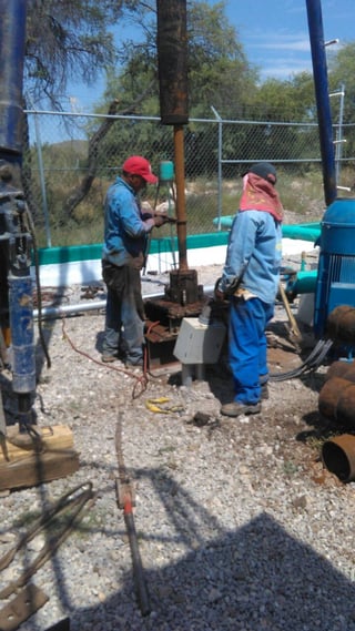 Trabajos. El Sapak realiza acciones de mantenimiento en los pozos del sistema San Fernando para mejorar abasto de agua.